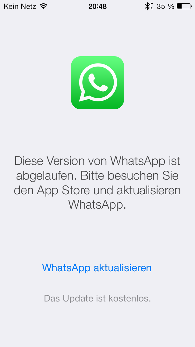 Whatsapp Gesperrt