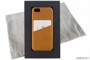 Mujjo - Leather Case Verpackung offen