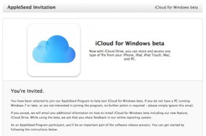 iCloud beta für windows