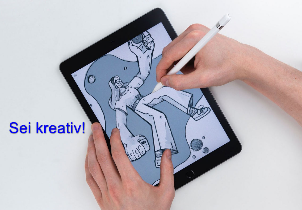 Dank der intelligenten Software ist es inzwischen möglich, selbst aufwändige Zeichnungen und Grafiken direkt am iPad zu erstellen.
