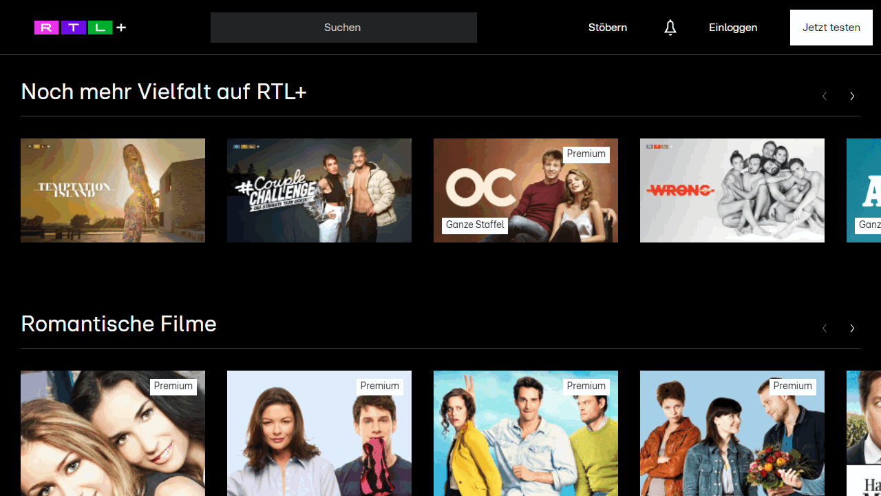 TV Now und RTL+