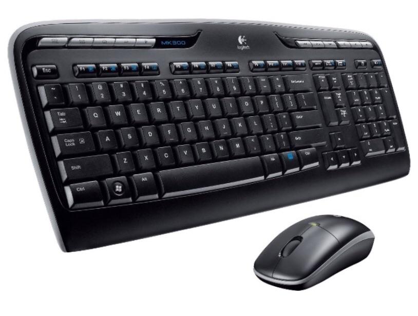 Die Logitech Wireless Desktop Tastatur mit Maus MK330